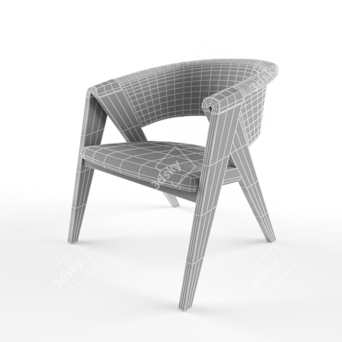 Cosmo Ergo Chair 3D model image 3