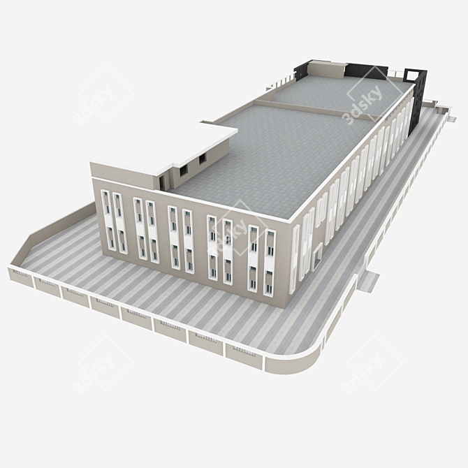 Industrial Workshop: Seamless Integration 3D model image 2