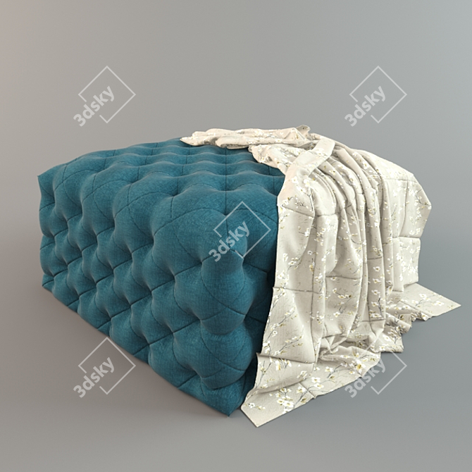 Versatile Upholstered Seating 3D model image 1