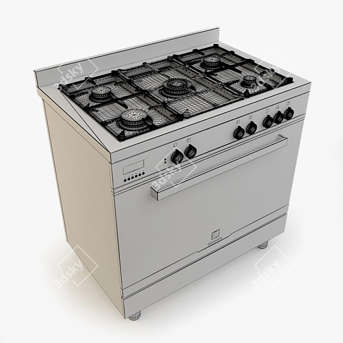 High-Performance Electrolux EKK965AAOX 3D model image 3