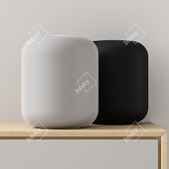 Apple HomePod Mini: Powerful Smart Speaker 3D model image 1