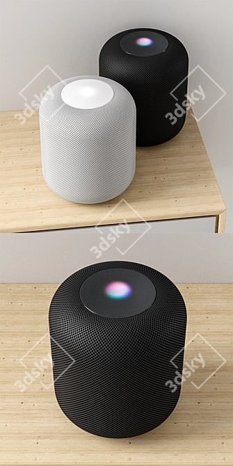 Apple HomePod Mini: Powerful Smart Speaker 3D model image 2