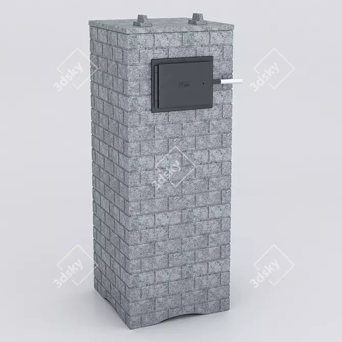 KASTOR KSIS 27 Russian Sauna Stove 3D model image 1