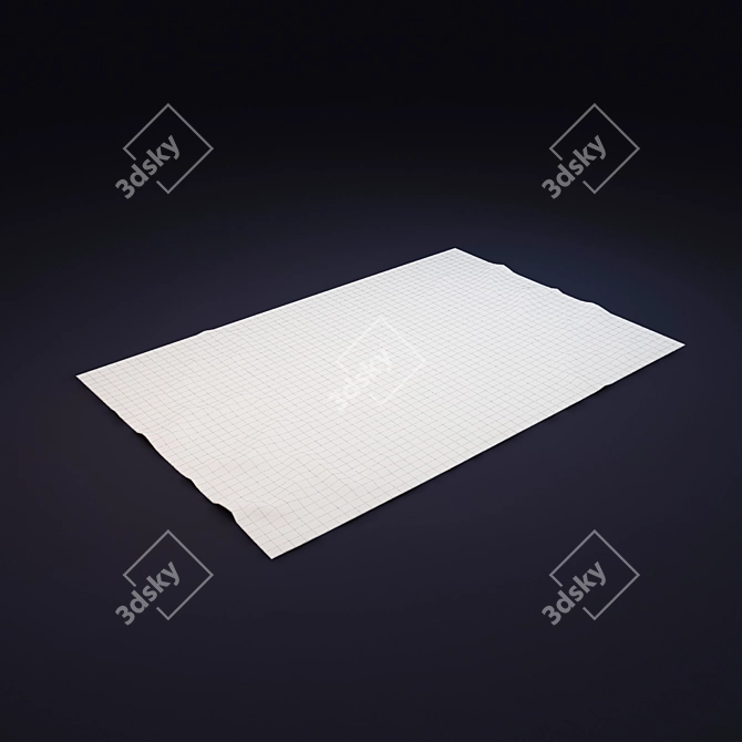 Divine Prayer Mat 3D model image 3