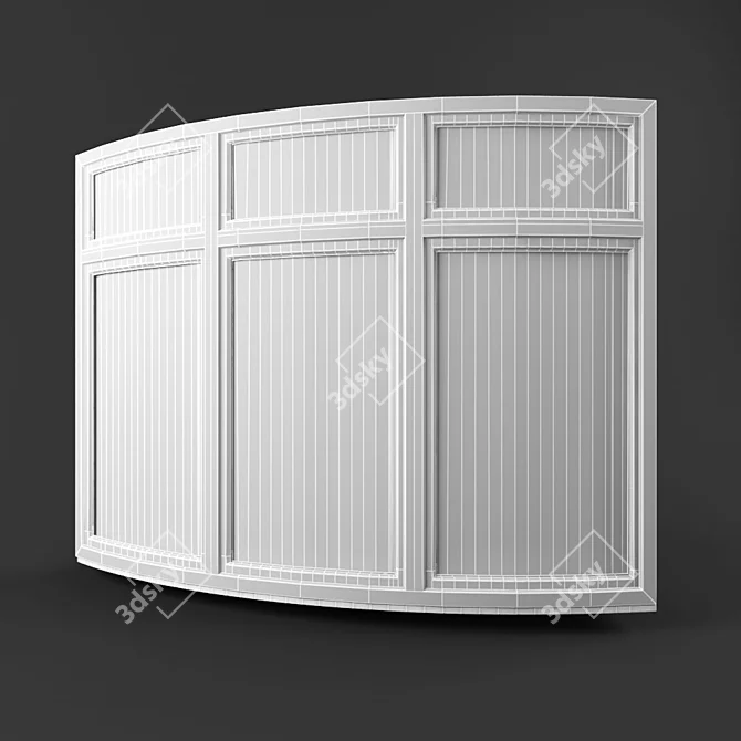 Sleek Window Solution 3D model image 3