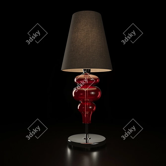 Elegant Barovier & Toso Ran 7180 Table Lamp 3D model image 1