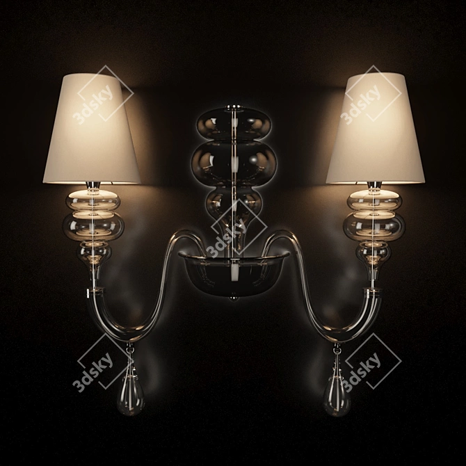 Barovier & Toso Ran Side 7159 Sconce 3D model image 1