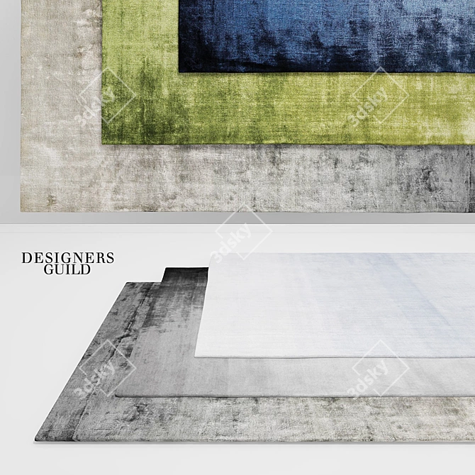 Luxurious Designers Guild Rugs 3D model image 1