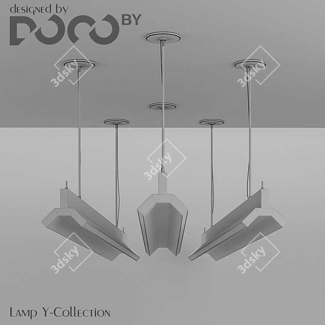 Y-Collection Luminaire by DOCOby: Modern Lighting for Stylish Interiors 3D model image 2