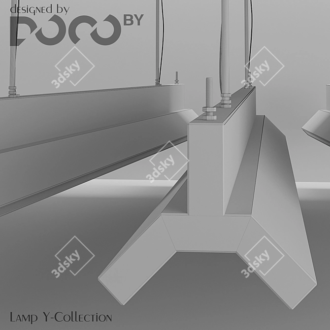 Y-Collection Luminaire by DOCOby: Modern Lighting for Stylish Interiors 3D model image 3