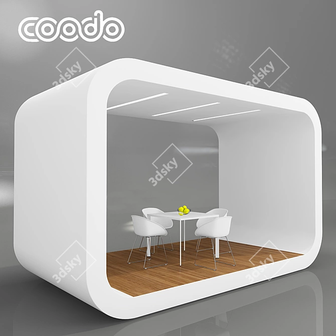 Coodo Pavilion: Modern, Elegant, and Spacious 3D model image 1