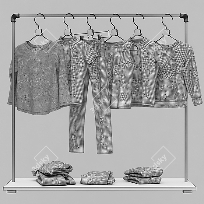 Title: Max Kids' Fashion Collection 3D model image 3