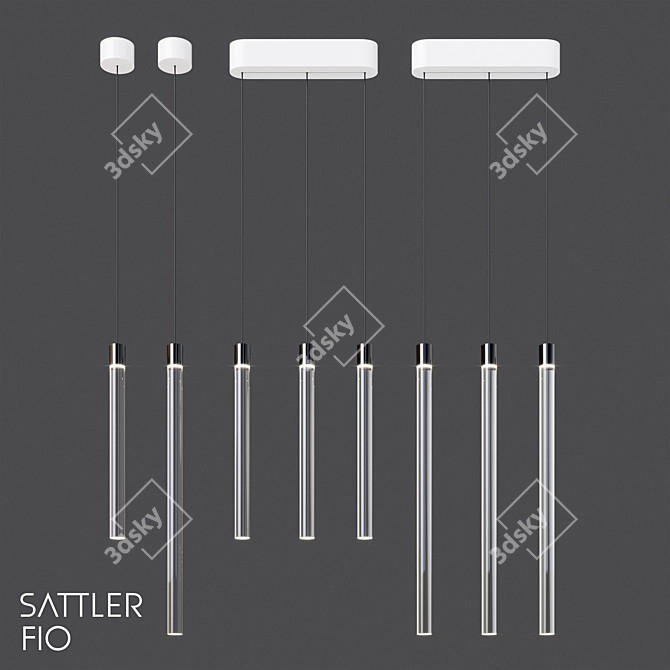 Sattler Fio Pendant Light 3D model image 3