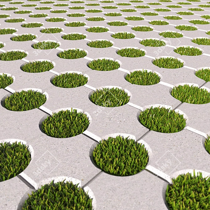 Natural Cobbles: 3D Model for Array (Max2015+Obj) 3D model image 1