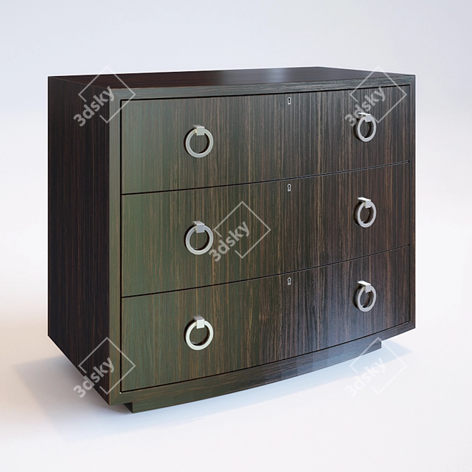 Modern Davidson Holland Chest 3D model image 1