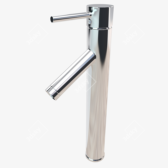 Sleek Faucet Washbasin: Modern Bathroom Upgrade 3D model image 4