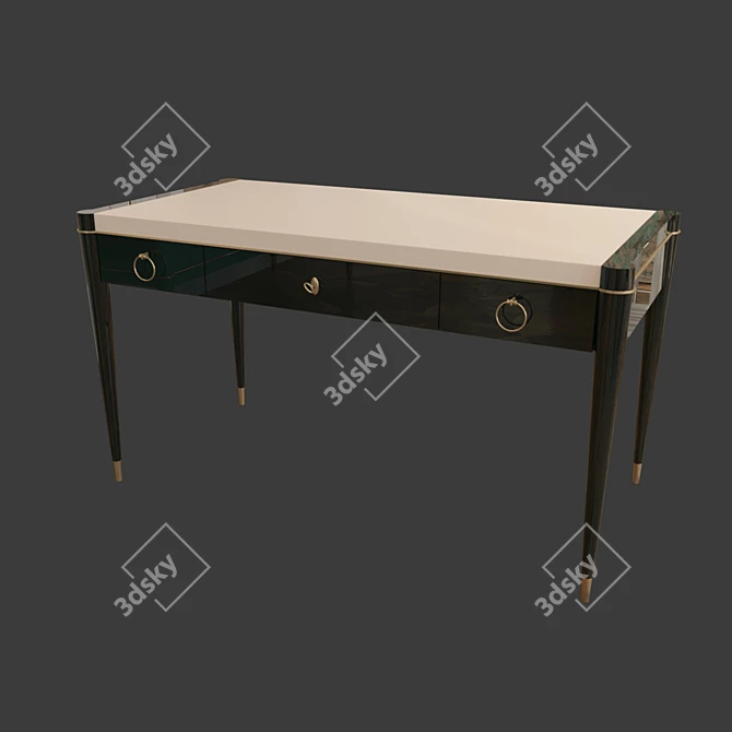 Modern Italian Galimberti Nino Blenda Table 3D model image 1