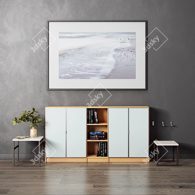 Versatile and Stylish Ikea Composition 3D model image 1