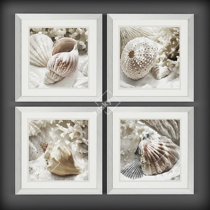 Oceanic Art: Collections of Seascapes 3D model image 2