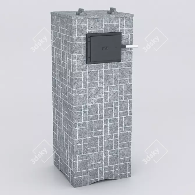 KASTOR KSIS 27 Talc-Magnesite Bath Oven 3D model image 1