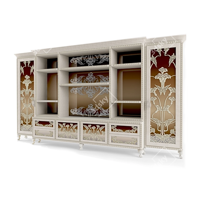 Luxury Fusion BVL Cabinet 3D model image 1