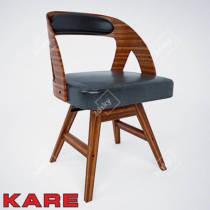 ErgoFit Chair 3D model image 1