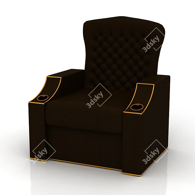 ComfortMax Cinema Armchair 3D model image 1