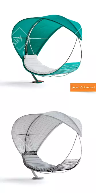 Relaxation Redefined: WAVE Hammock 3D model image 3