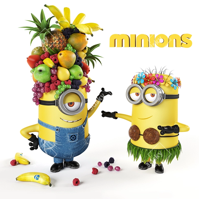 Minion Vacation: Kevin & Stuart Model 3D model image 1