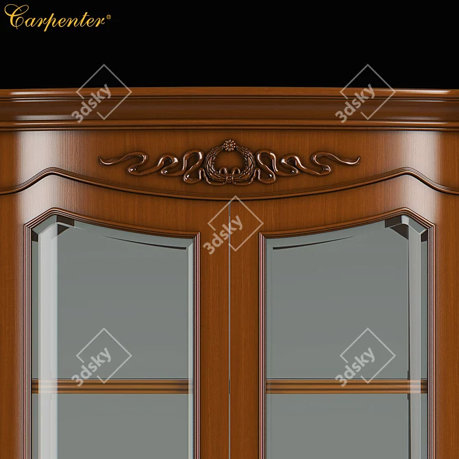 Carpenter Wine Cabinet: Elegant and Functional 3D model image 2