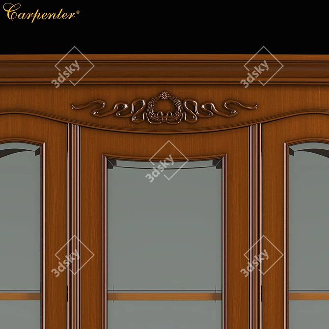 Carpenter Wine Cabinet: Elegant & Functional 3D model image 2