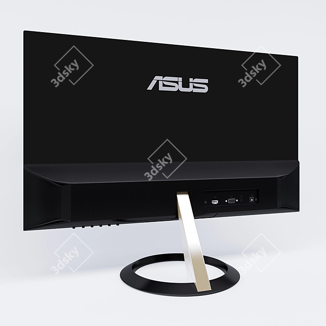 Sleek & Immersive Asus VZ229H 3D model image 2