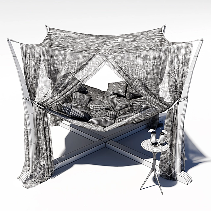 Royal Botania Kokoon Double Hammock 3D model image 3