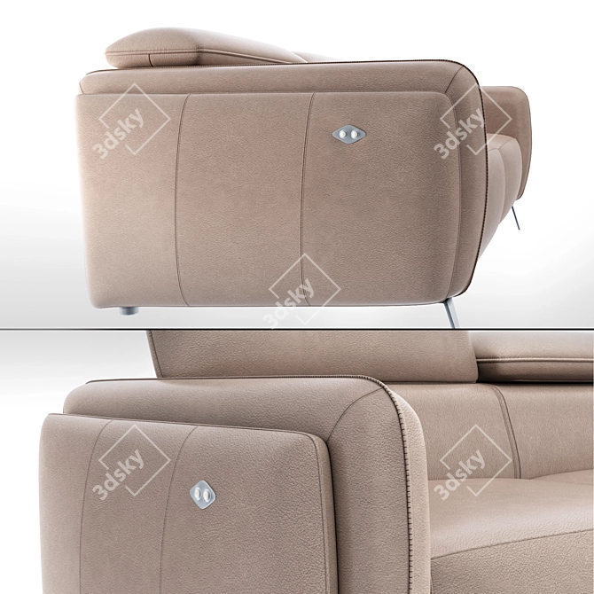 Nicoletti Allure Sofa Set 3D model image 2