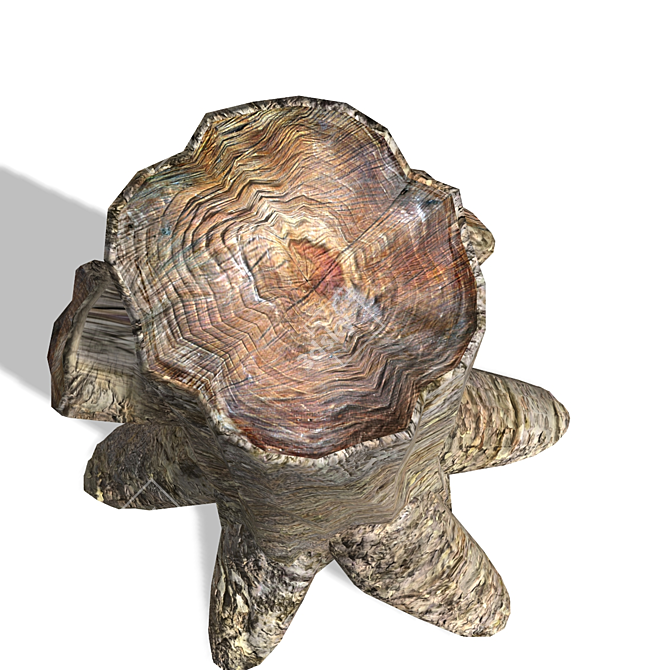 Title: High-Quality 3D Stump Model 3D model image 2