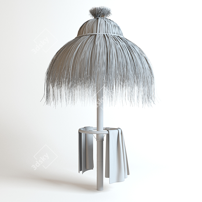 RainShield: Stylish & Durable Umbrella 3D model image 3