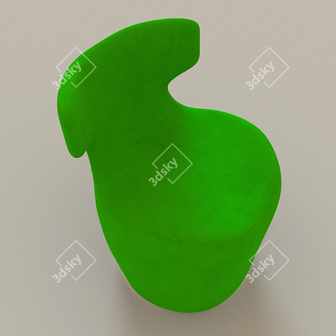 Sleek Papilio Chairs for Kids 3D model image 3