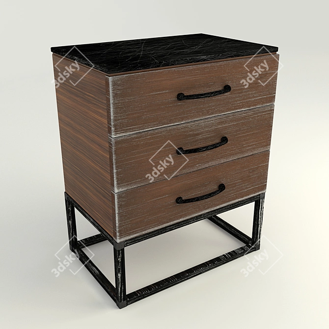 Title: Urban Loft Furniture Set 3D model image 3