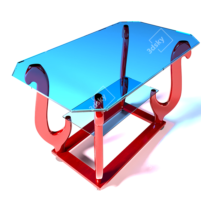 Utah Coffee Table: Modern Design, Sleek Style 3D model image 2