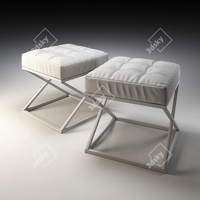 Elegant Vintage Chair: Chair_VID_01 3D model image 3