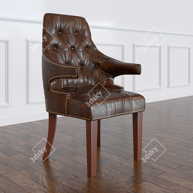 Vintage Revival Chair 3D model image 1