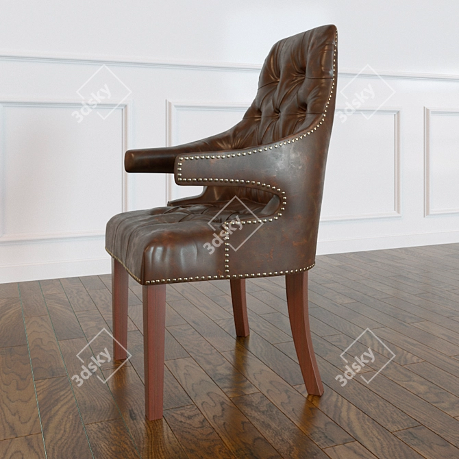 Vintage Revival Chair 3D model image 2