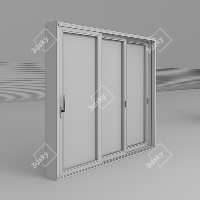 Schuco ASS 70.HI Sliding Door 3D model image 3