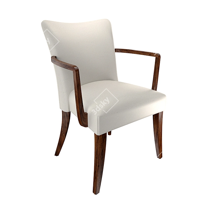 Atlantic Dining Chair: Modern Elegance for your Home 3D model image 2