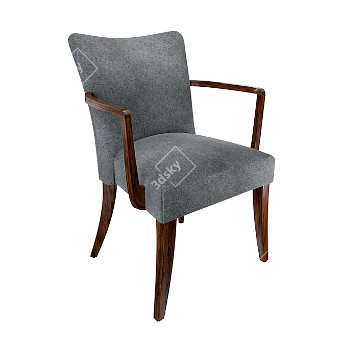 Atlantic Dining Chair: Modern Elegance for your Home 3D model image 3