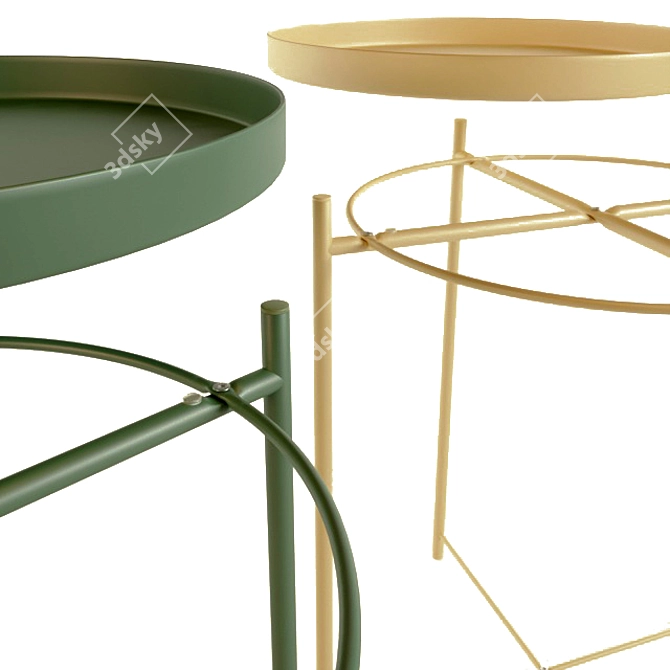 Versatile GLADOM Side Table 3D model image 2