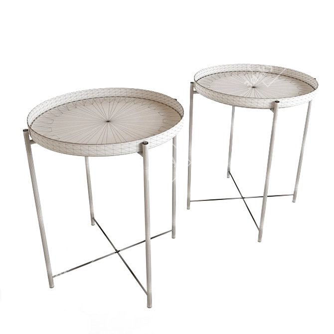 Versatile GLADOM Side Table 3D model image 3