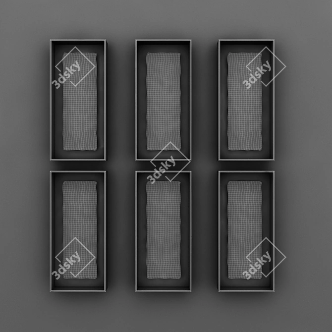 Italian Antique Frames: Vintage Elegance 3D model image 3