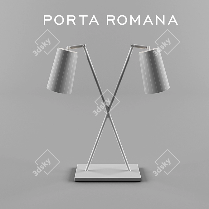 Porta Romana MOTU Graphic Lamp 3D model image 2