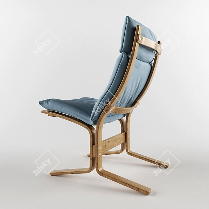 Ikea Comfort Armchair 3D model image 2